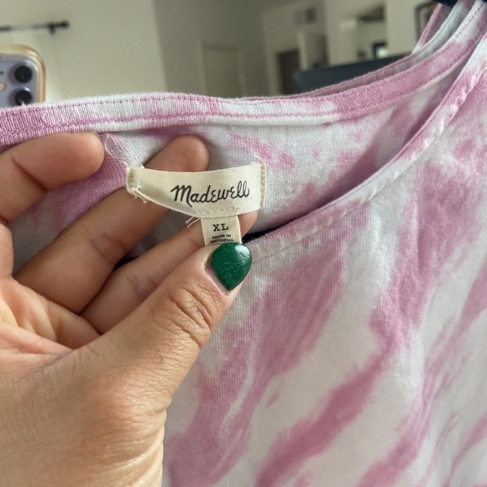 Madewell Tie Dye Cotton Shirt